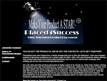 Tablet Screenshot of placed4success.com